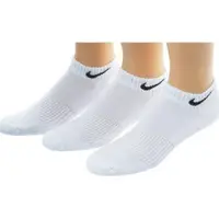 在飛比找ETMall東森購物網優惠-Nike 2018女時尚白色低切運動短襪3入組