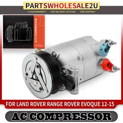 A/C Compressor with VS16 Style & 6-Groove Pulley for Land Rover LR2 2013-2015 (for: Land Rover)