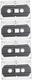 4 Pcs Professional Technology Cassette Tape 30 Min Recording Replacement for Old Broken Cassettes