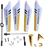 Rc Helicopter Parts for S107 /S107g Helicopter,Yellow Blade Rc Helicopter, Multipurpose Full Set Rc Helicopter Replacement Parts for Rc Helicopter Enthusiasts