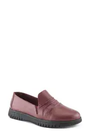 Spring Step Patton Loafer in Dark Red at Nordstrom, Size 9Us