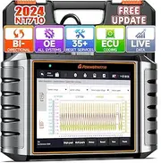 FOXWELL NT710 fit for Land Rover Jaguar OBD2 Scanner Tablet, Bi-Directional Full System Diagnostic Scan Tool Code Reader Engine ABS SRS Transmission, All Service Oil EPB Brake TPMS Reset