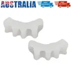 _ 2x Toe Separator Hallux Valgus Corrector Hammer Straightener (Child White)