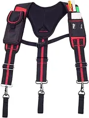 [Generic] Tool Belt Suspenders | Breathable Construction Harness - Construction Protective Harness, Breathable Work Belt for Tree Climbing Electricians
