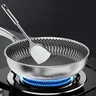 Stainless Steel Frying Pan 316 Stainless Steel Wok Pan Double-sided Honeycomb