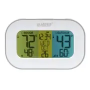 Wireless Temperature Station Tri-Color LCD Humidity Thermo-Hygro Sensor stand