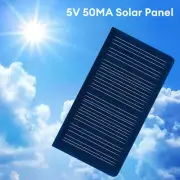 Mini Solar Panel Phone Charger 5V USB Output Camping Hiking Battery Charger