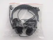 Anywhere Cart USB Headset / Headphones with Microphone (inline controls) Black