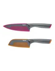 [Tefal] Non Stick Stainless Steel Set of 2 in Grey