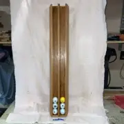 Redwood 38 Ball GOLF BALL Display Case Cabinet Handmade In My Woodshop