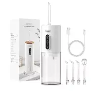 Water Dental Flosser: Portable Cordless Electric Water Flosser with 5 Jet Tips,