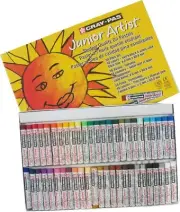 Sakura Cray-Pas Junior Artist Oil Pastels, Assorted Colors, Set of 50