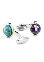 Paul Smith Globe Cufflinks - Silver - One Size ONE SIZE
