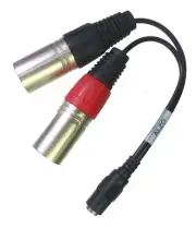 ALZO Stereo Microphone Adapter Cord for Pro Camcorders - 3.5 TRS Mini Phone Fema