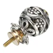 Teapot Button Lid Knobs Tea Kettle Cover Handle Knobs, for Teapot, Silver