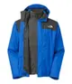 美國百分百【全新真品】The North Face 外套 TNF 夾克 連帽 北臉 寶藍黑 兩件式 Hyvent 男 S號 A833