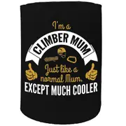 Alcohol Stubby Holder - Im Climber Mum Rock Climbing Mummy - Funny Novelty Birthday Gift Joke Beer