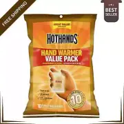 NEW HotHands Hand Warmers 10 Pair Value Pack 07/2028 Expiration!!