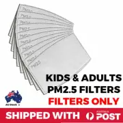 PM2.5 5 Layer Filter Activated Carbon Filters for Face Cover Adults Kids