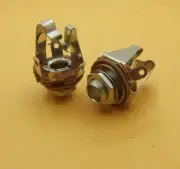 10PCS 4-pin 1/4" 6.35mm Stereo female jack switch socket panel for Microphones