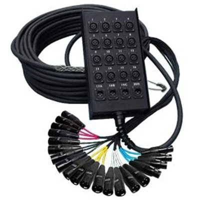 Multi Channel Stage Snake XLR Inputs and Returns 8x4 50 feet