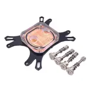 Copper Base CPU Water Cooler Computer PC Cooling Radiator for Intel for AMD