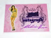 2015 Benchwarmer MELISSA RISO Pink Archive #56 Purple Auto PLAYBOY Doritos Girl