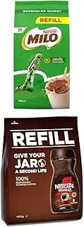 NESCAFÉ Blend 43 & MILO Refill Pack Bundle - 1x NESCAFÉ Blend 43 400g Refill & 1x MILO 730g Refill