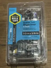 4- Pack SharkBite 1/2 in. Push-to-Connect x 3/8 in. O.D. Compression