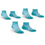 [Bridgedale] Women's Low Cut Hike Ultralight T2 Coolmax Socks (Teal) - S