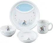 Yamakasyoten PR490-113 Peter Rabbit Wreath Tableware, Set of 4