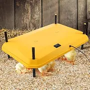 Pet Scene Chicken Brooder Heating Plate 40x60cm Chicken Warmer Chicken Coop Brooding Heater Poultry Duckling Chook 40 to 50 Chicks Adjustable Height