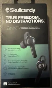 Skullcandy Indy ANC True Wireless Earbuds Noise Canceling - Black New Sealed