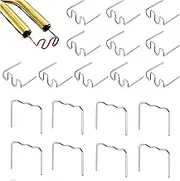 1000pcs 0.8mm Plastic Welder Staples, Wave Hot Staples for Plastic Welder Gun to Fix,Repair Car Bumpers.