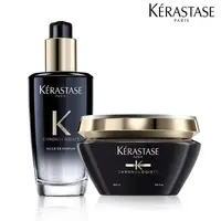 在飛比找樂天市場購物網優惠-【Kerastase 巴黎卡詩】 黑鑽極萃逆時寵奢組 （髮膜