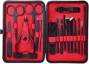 Nail Clippers Set 18 In 1 Professional Fingers & Toe Nail Care Tool Manicure Set, Stainless Steel Nail Care Set, Portable Pedicure Set for Men Women Manicure Set