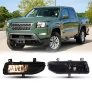 Black Smoked Fog Lights for 2022 - 2025 Nissan Frontier w/ Switch+Wiring Kit (for: Nissan)
