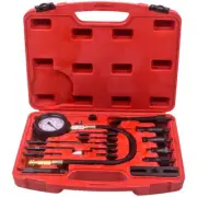 Diesel Engine Compression Gauge Tester Cylinder Pressure Test Injector Adaptor