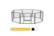 Petzly Dog 8 Panel Playpen Puppy Exercise Cage Pet Cage Enclosure