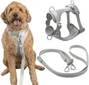Tito's Closet Dog Harness and Leash Set Soft Neoprene Material No Pull Dog...