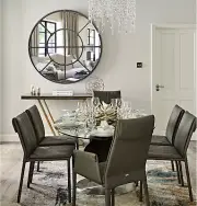 Grid round Mirror 35 Inch, Metal Framed Window Pane Circle Mirror, Large Decorat