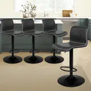 4x ALFORDSON Bar Stools Vintage Grey