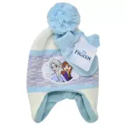 Disney Frozen Scandi Beanie and Mittens Set for Kids, Anna Elsa Hat and Mittens