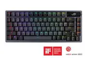 ASUS ROG AZOTH/NXSM/PBT Gaming Keyboard, OLED Display, NX Storm Switch, 75 Keys, Tri-mode Connection, Black