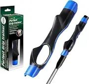 Golf Grip Trainer, Golf Training Aid, Golf Grip Kit, Golf Club Grips, Golf Club Grip, Grip Trainer Golf Club To Help Train Correct Hand Position (Blue)