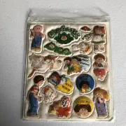 Vintage 80s Cabbage Patch Puffy Stickers Legend The Cabbage Patch Kids Style 6
