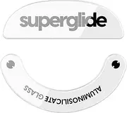 Superglide - Fastest and Smoothest Mouse Feet / Skates Made with Ultra Strong Flawless Glass Super Fast Smooth and Durable Sole for Pulsar X2 & X2 Mini Wireless Gaming Mouse (White)