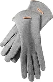 [ZVCXOE] Women's winter gloves Two-finger design Easy to touch screen Outdoor Winter Soft Windproof Cold-proof Lightweight Fashionable suitable for commuting to get off work or school cycling