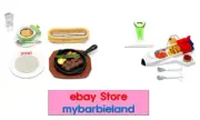 Re-ment FAMILY RESTAURANT 2 SECRET SET STEAK DINNER KIDS MEAL for BARBIE FOOD