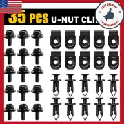 For Ford Truck Body & Bolts U-nut Clips M6 - 35pcs Engine Cover Undertray Screws (for: MG)